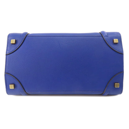 CELINE セリーヌ ラゲージ ミニ トートバッグ レザー レディース 中古