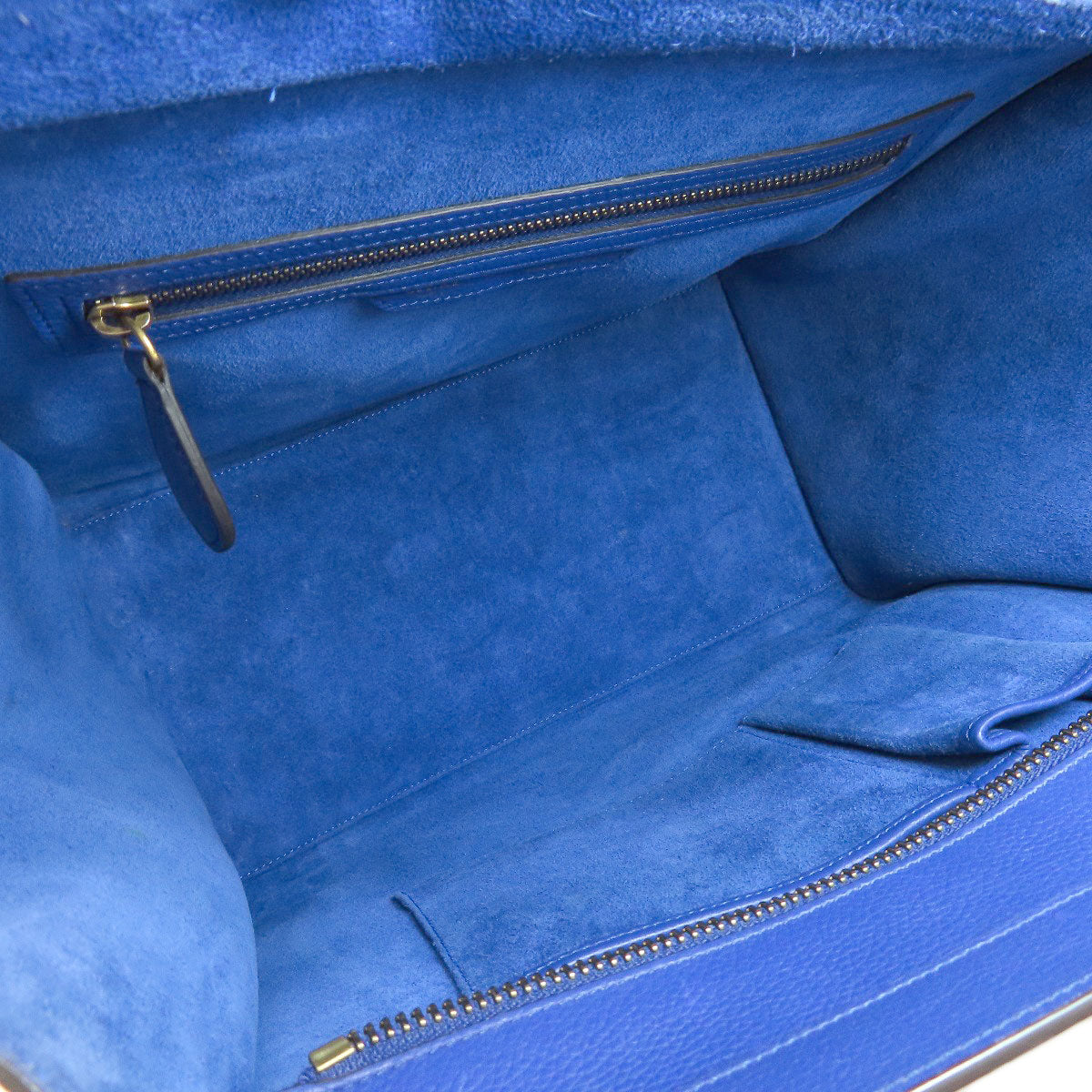 CELINE セリーヌ ラゲージ ミニ トートバッグ レザー レディース 中古