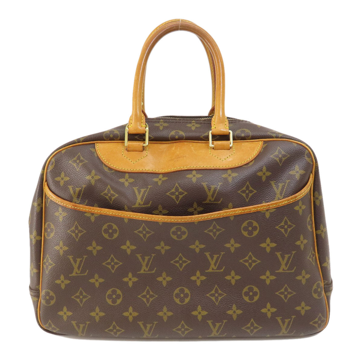 LOUIS VUITTON ルイヴィトン M47270 ドーヴィル モノグラム ハンドバッグ モノグラムキャンバス レディース 中古