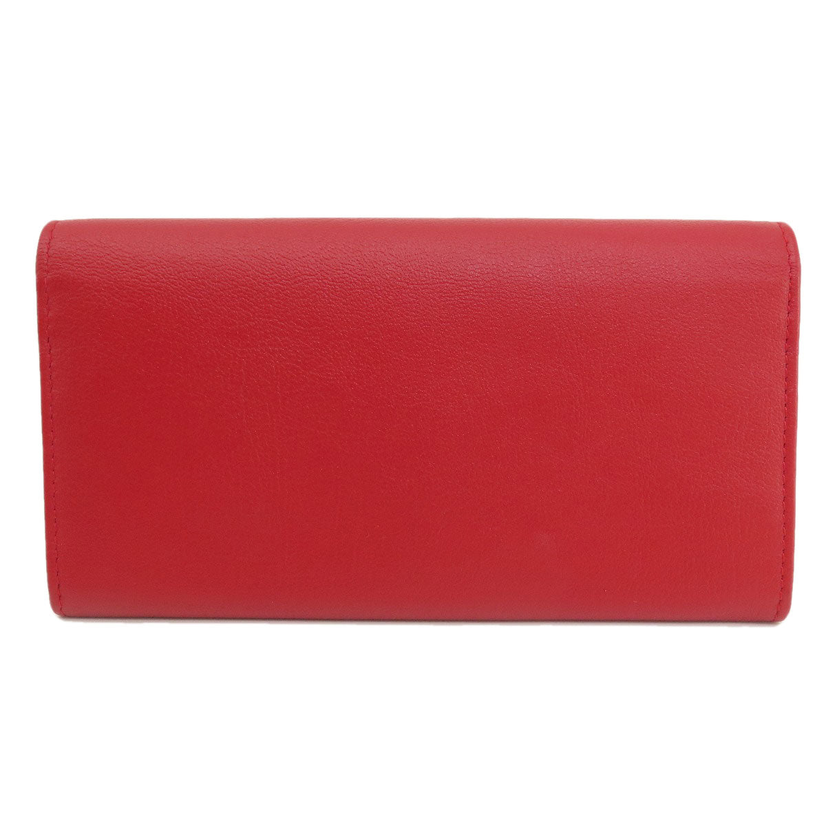 YVES SAINT LAURENT イヴ・サンローラン ロゴ 長財布（小銭入れあり） レザー レディース 中古