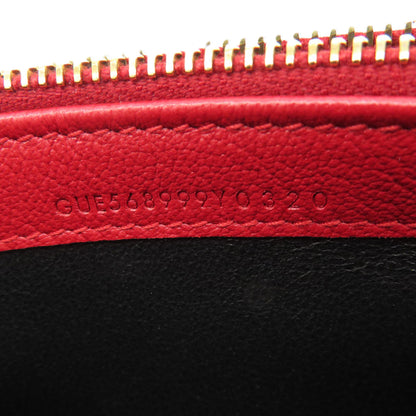 YVES SAINT LAURENT イヴ・サンローラン ロゴ 長財布（小銭入れあり） レザー レディース 中古