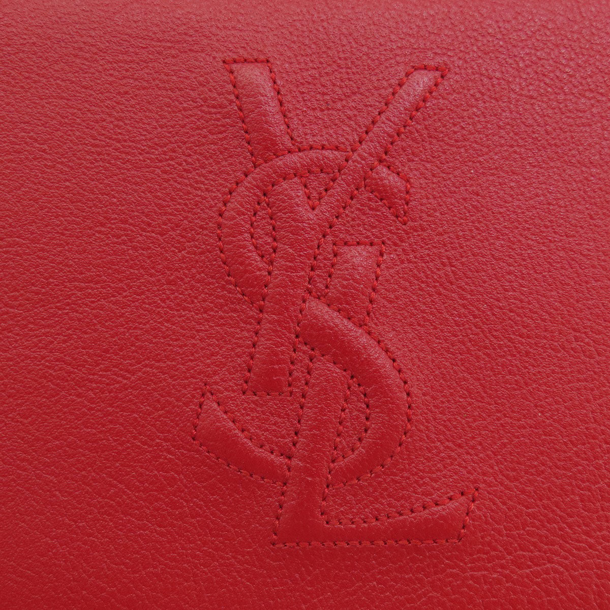 YVES SAINT LAURENT イヴ・サンローラン ロゴ 長財布（小銭入れあり） レザー レディース 中古