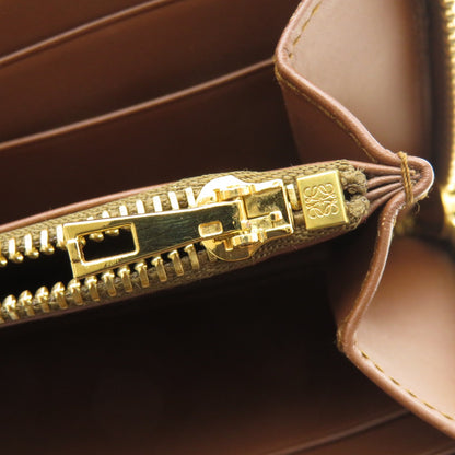 LOEWE ロエベ アナグラム スター 長財布（小銭入れあり） カーフ レディース 中古