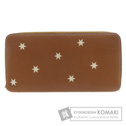 LOEWE ロエベ アナグラム スター 長財布（小銭入れあり） カーフ レディース 中古