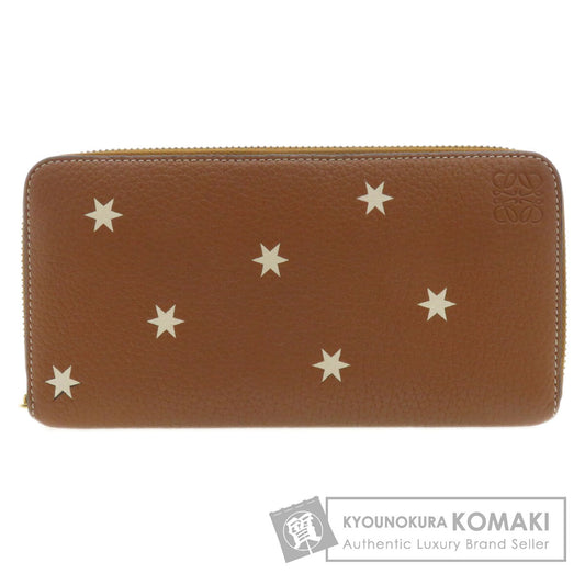 LOEWE ロエベ アナグラム スター 長財布（小銭入れあり） カーフ レディース 中古