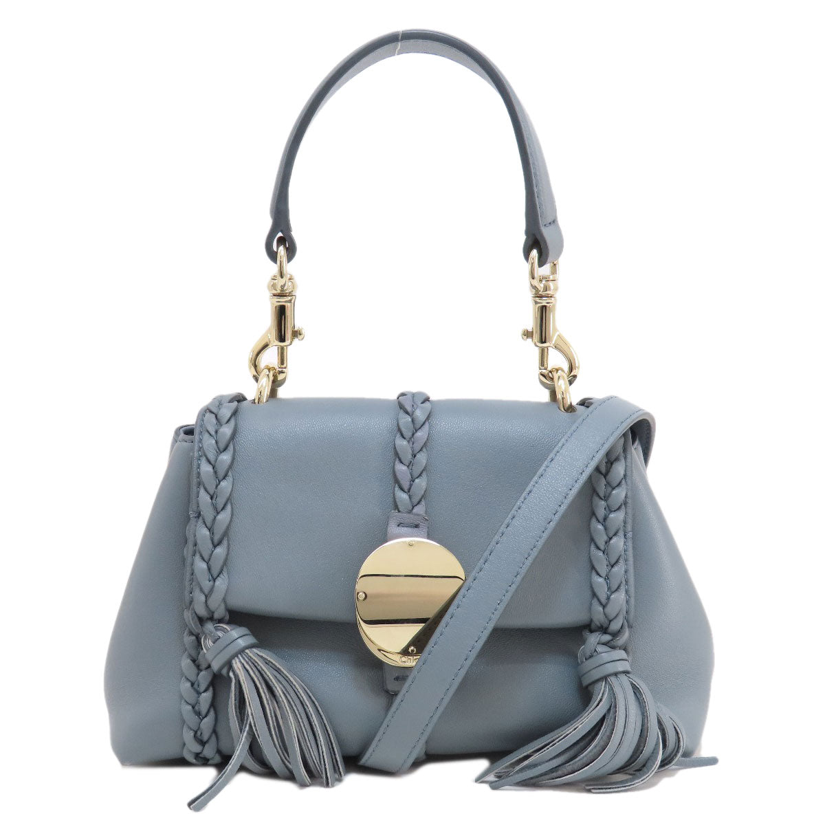 CHLOE クロエ penelope ミニ 2WAY ハンドバッグ レザー レディース 中古