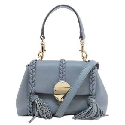 CHLOE クロエ penelope ミニ 2WAY ハンドバッグ レザー レディース 中古
