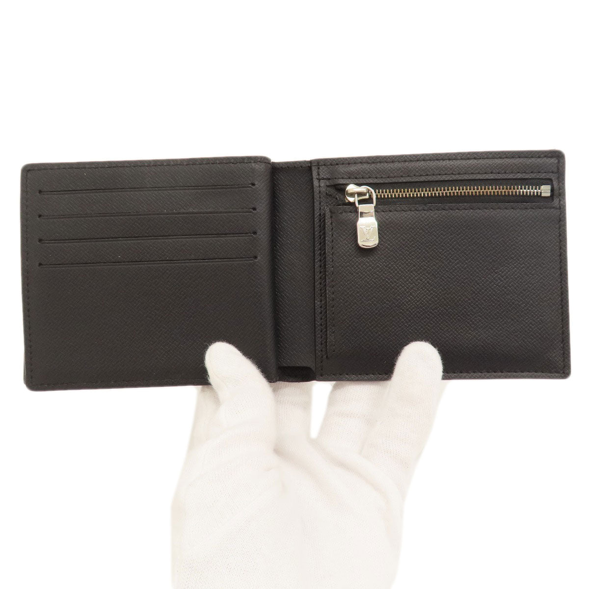 LOUIS VUITTON ルイヴィトン M62045 ポルトフォイユ・アメリゴ NM 二つ折り財布（小銭入れあり） タイガレザー メンズ 中古