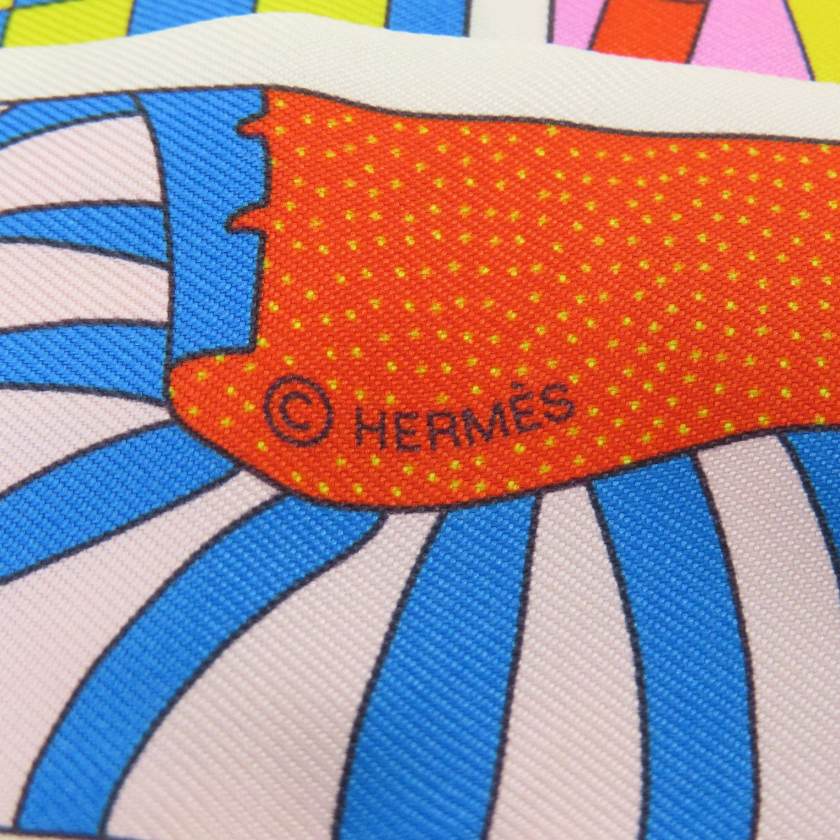 HERMES エルメス ツイリー スカーフ シルク レディース 中古