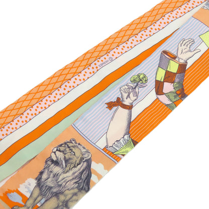 HERMES エルメス ツイリー スカーフ シルク レディース 中古