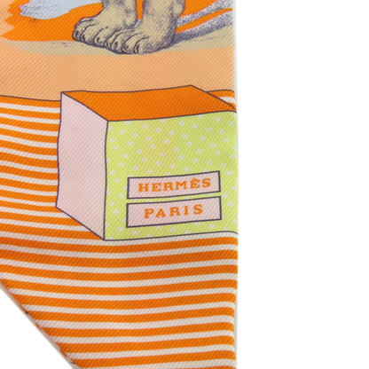HERMES エルメス ツイリー スカーフ シルク レディース 中古