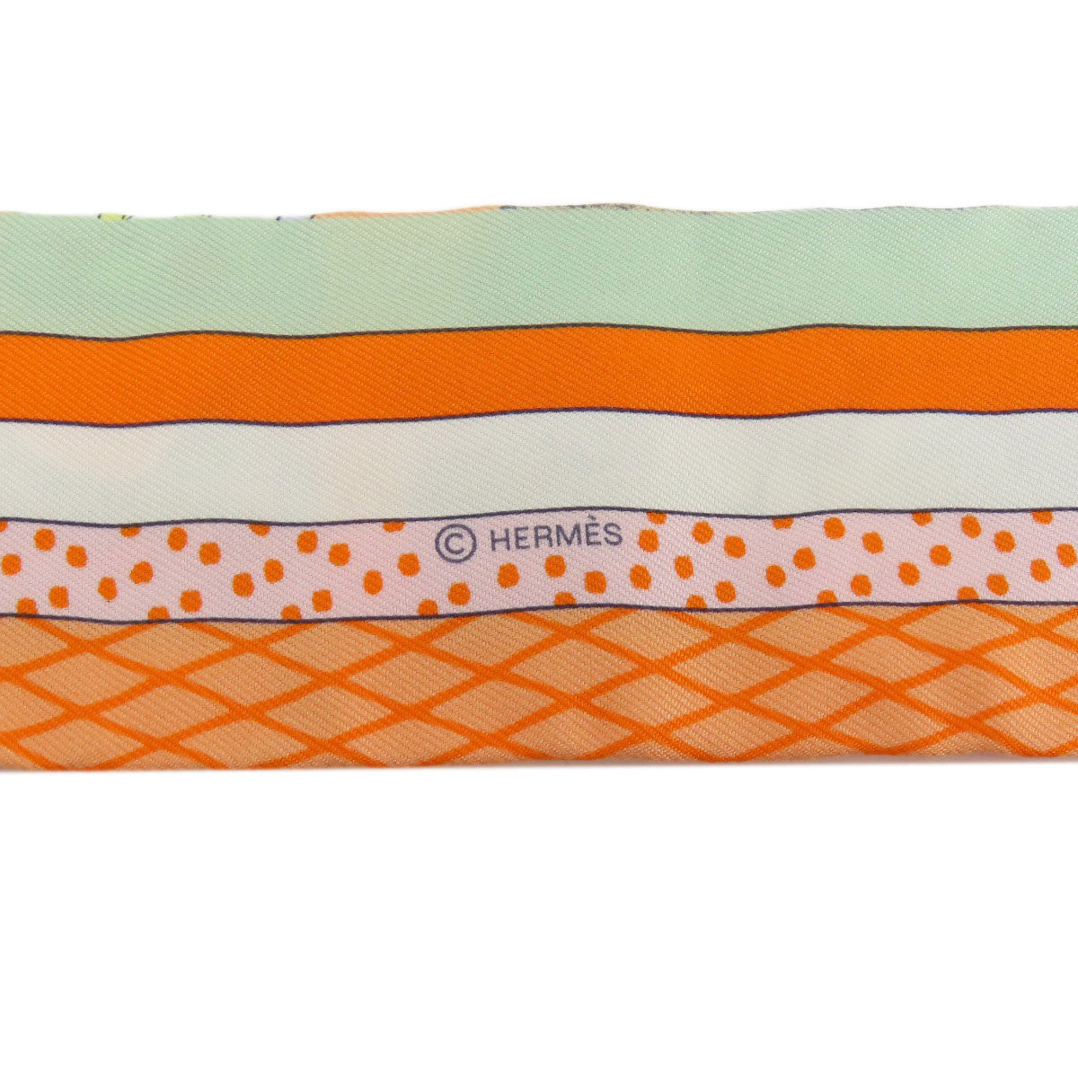 HERMES エルメス ツイリー スカーフ シルク レディース 中古