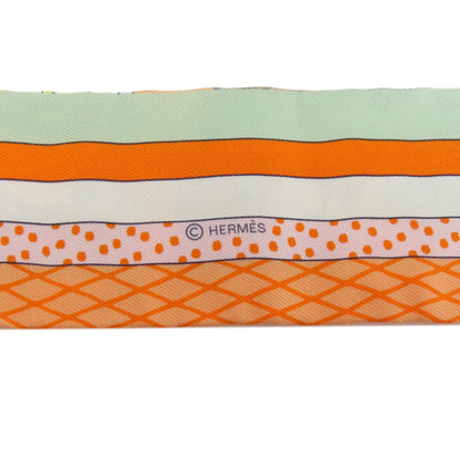 HERMES エルメス ツイリー スカーフ シルク レディース 中古