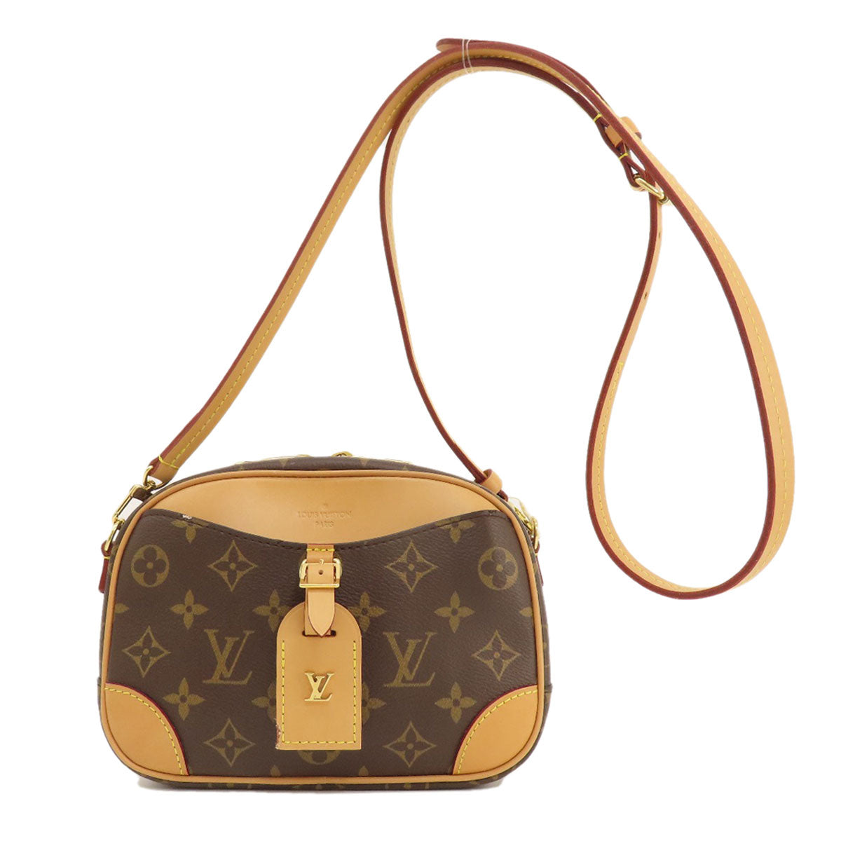 LOUIS VUITTON ルイヴィトン M45528 ドーヴィルMINI モノグラム ショルダーバッグ モノグラムキャンバス レディース 中古