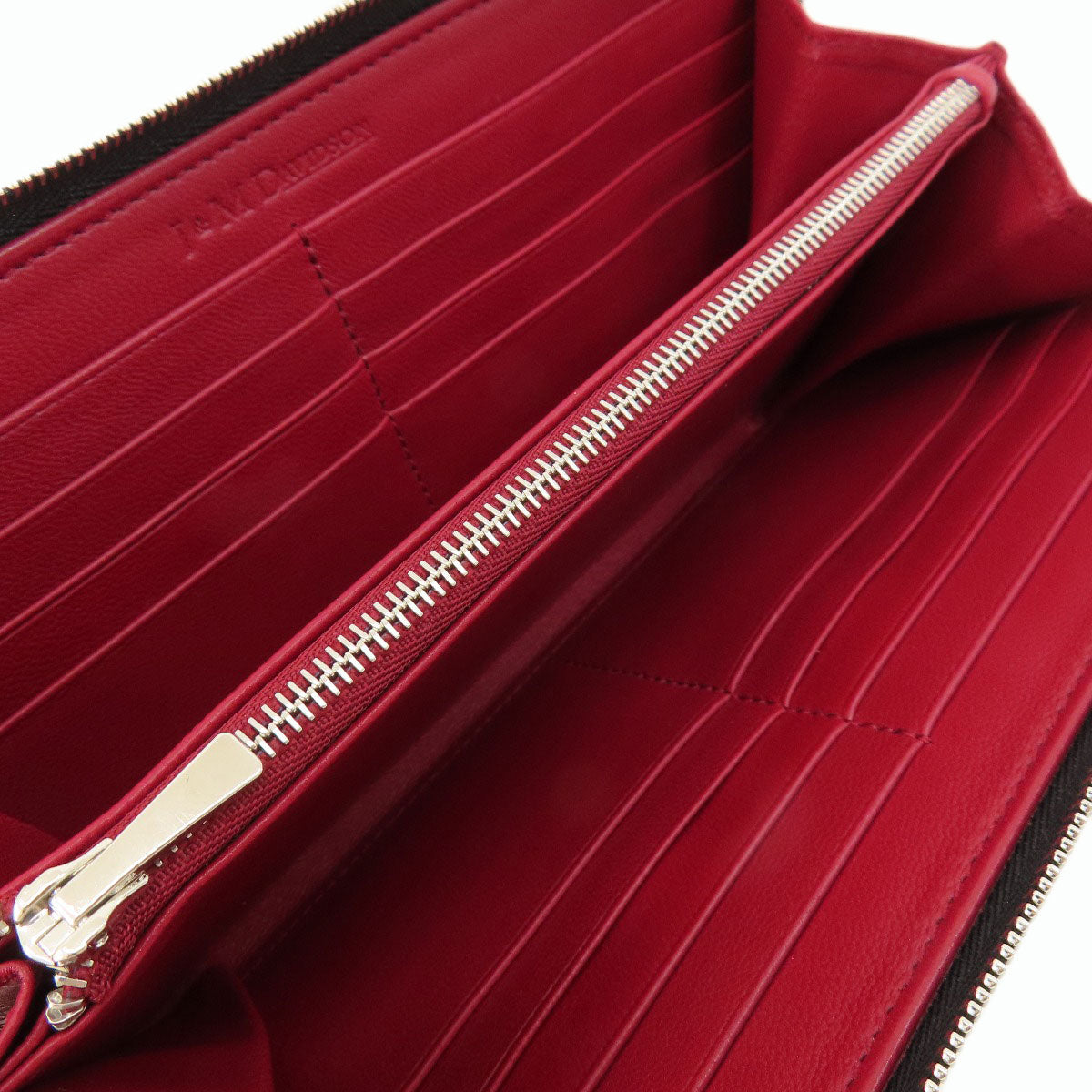J&M Davidson ジェイアンドエムデヴィッドソン ロゴ 長財布（小銭入れあり） レザー レディース 中古