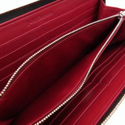 J&M Davidson ジェイアンドエムデヴィッドソン ロゴ 長財布（小銭入れあり） レザー レディース 中古