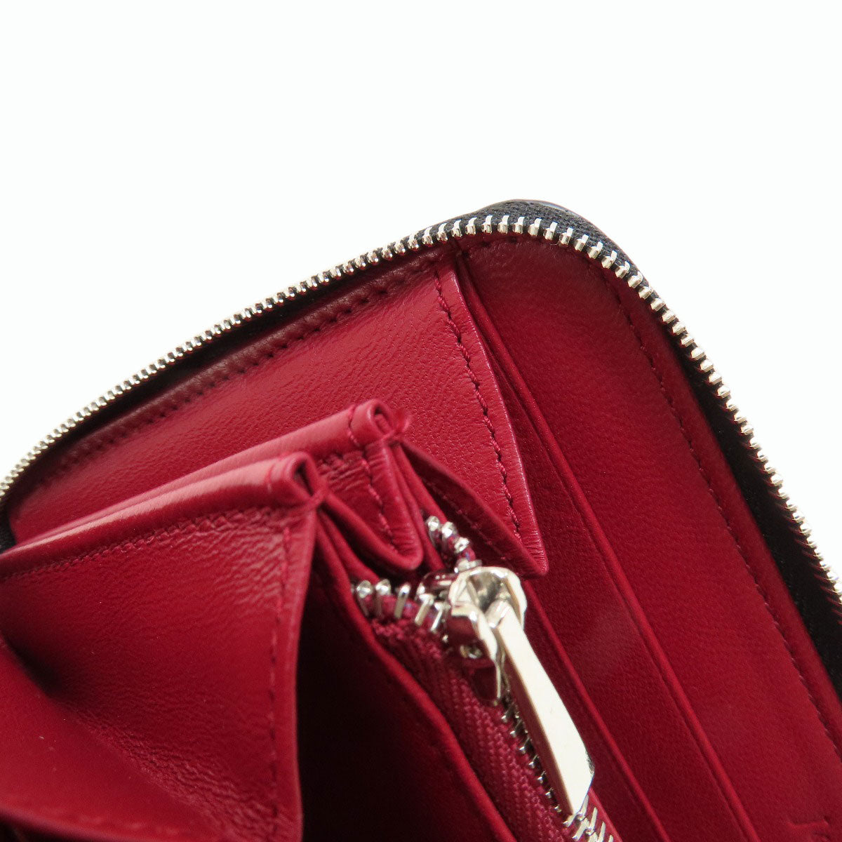 J&M Davidson ジェイアンドエムデヴィッドソン ロゴ 長財布（小銭入れあり） レザー レディース 中古