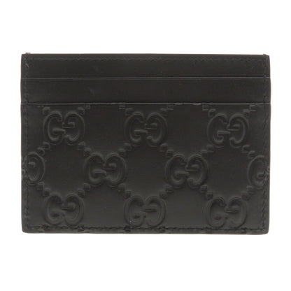 GUCCI グッチ 233166 GGシグネチャー シマ カードケース カーフ メンズ 中古