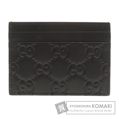 GUCCI グッチ 233166 GGシグネチャー シマ カードケース カーフ メンズ 中古