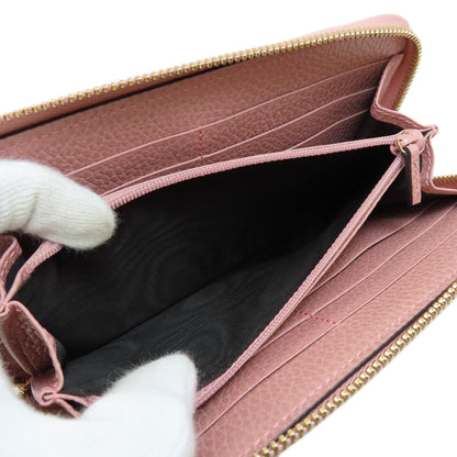 GUCCI グッチ 449347 インターロッキングG　アウトレット 長財布（小銭入れあり） レザー レディース 中古