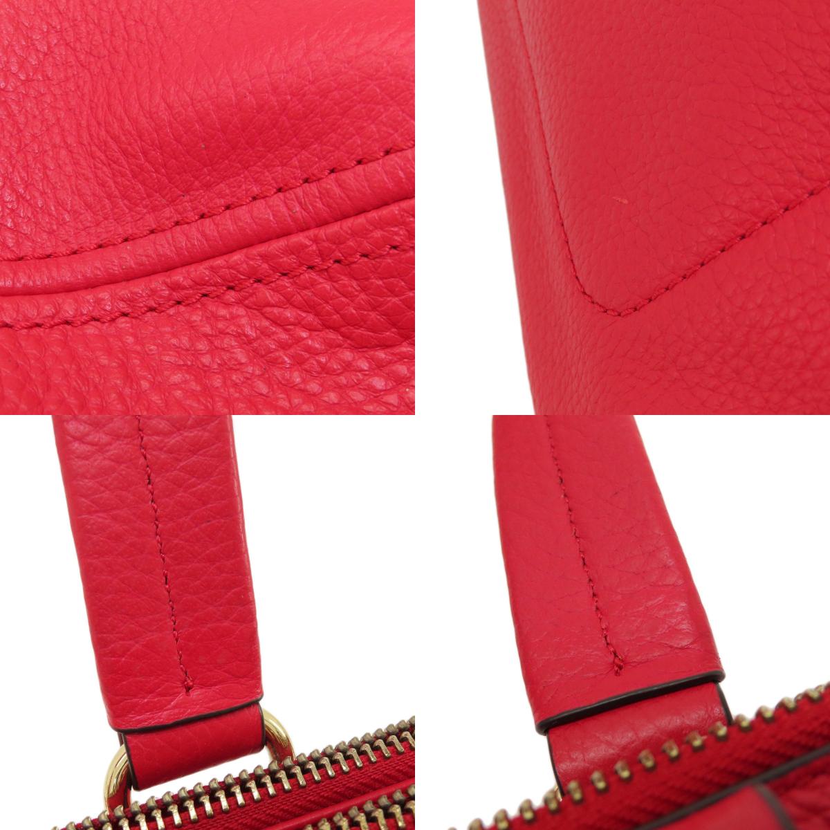 Cole Haan コールハーン ロゴ金具 2WAY トートバッグ レザー レディース 中古