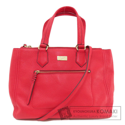 Cole Haan コールハーン ロゴ金具 2WAY トートバッグ レザー レディース 中古