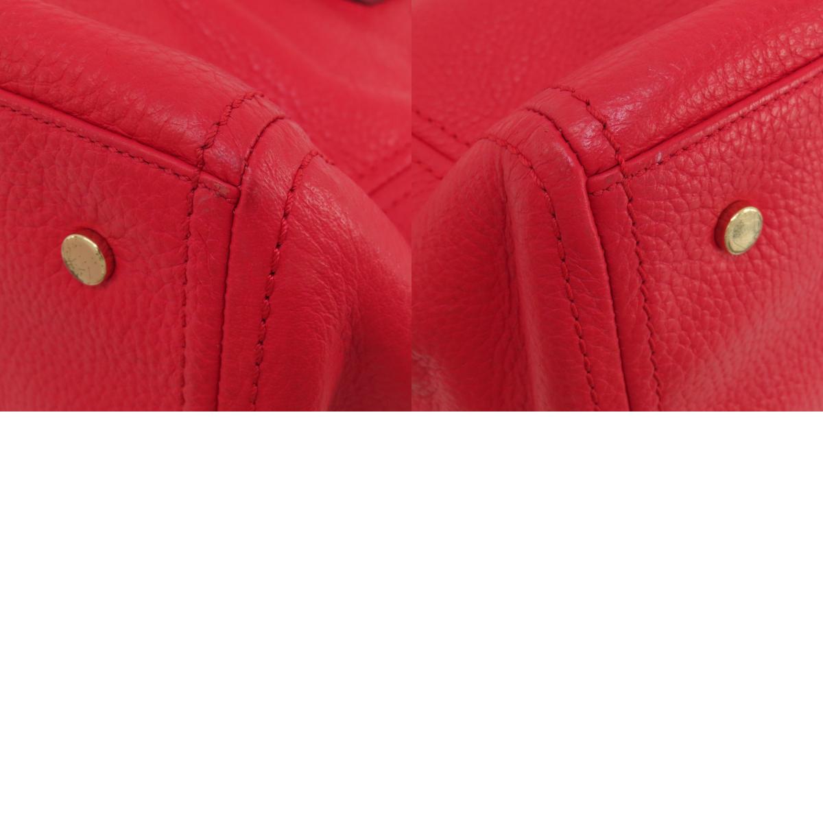 Cole Haan コールハーン ロゴ金具 2WAY トートバッグ レザー レディース 中古