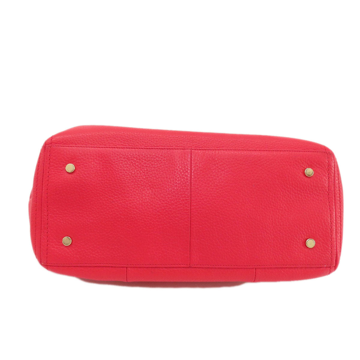 Cole Haan コールハーン ロゴ金具 2WAY トートバッグ レザー レディース 中古
