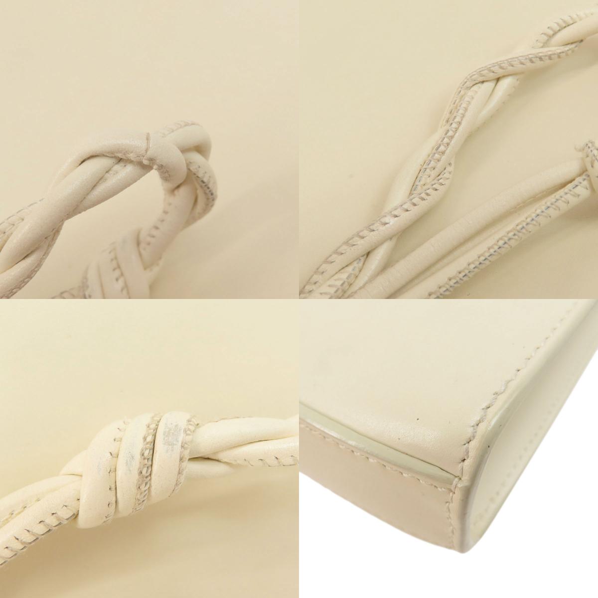 Jil Sander ジル・サンダー ロゴ ショルダーバッグ レザー レディース 中古