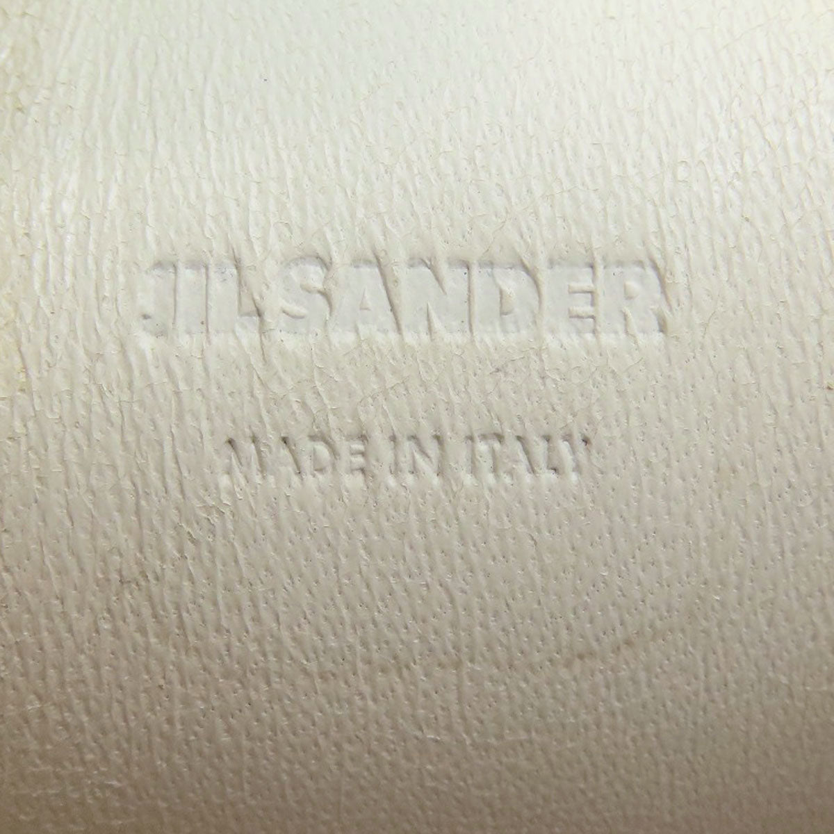 Jil Sander ジル・サンダー ロゴ ショルダーバッグ レザー レディース 中古