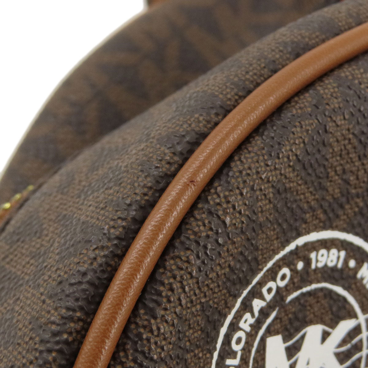 Michael Kors マイケルコース MKシグネチャー ステッカー リュック・デイパック レザー レディース 中古