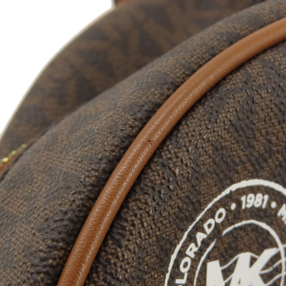 Michael Kors マイケルコース MKシグネチャー ステッカー リュック・デイパック レザー レディース 中古