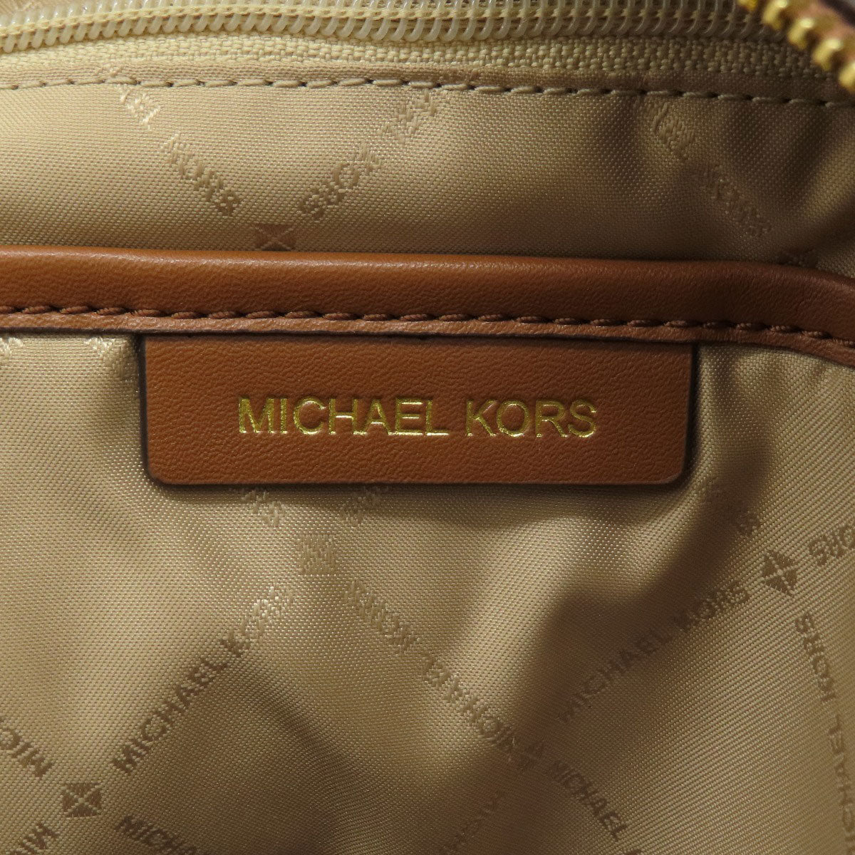 Michael Kors マイケルコース MKシグネチャー ステッカー リュック・デイパック レザー レディース 中古