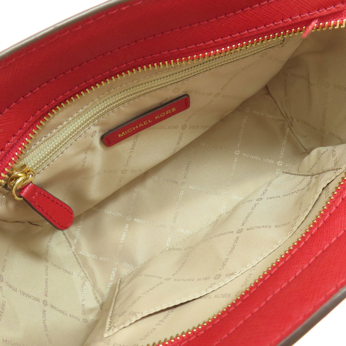 Michael Kors マイケルコース ロゴ ショルダーバッグ レザー レディース 中古