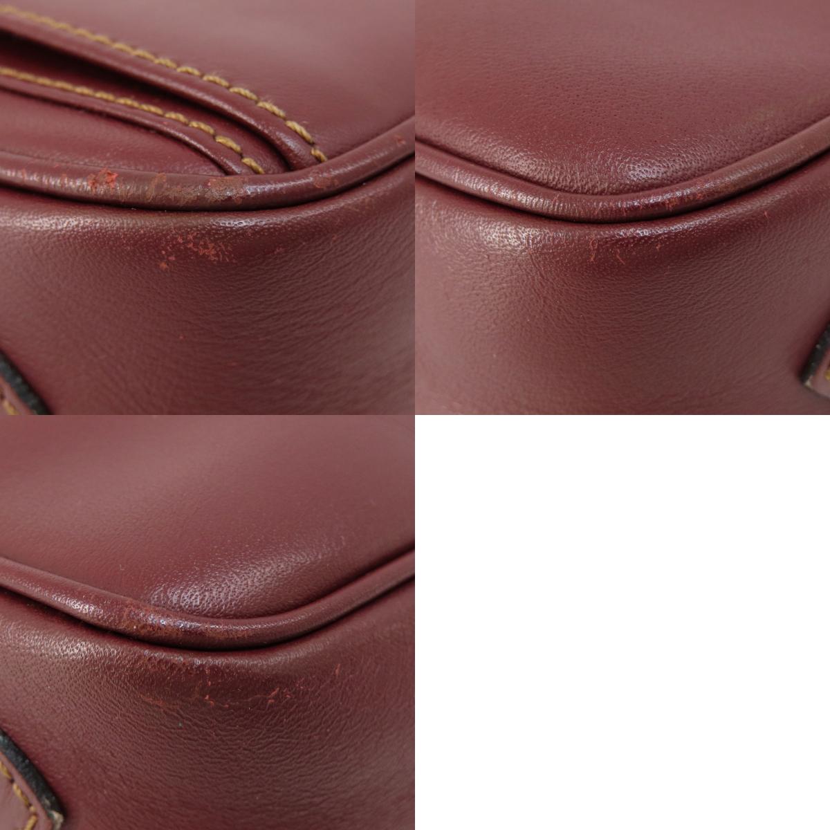 CARTIER カルティエ マストライン ショルダーバッグ レザー レディース 中古