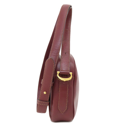 CARTIER カルティエ マストライン ショルダーバッグ レザー レディース 中古