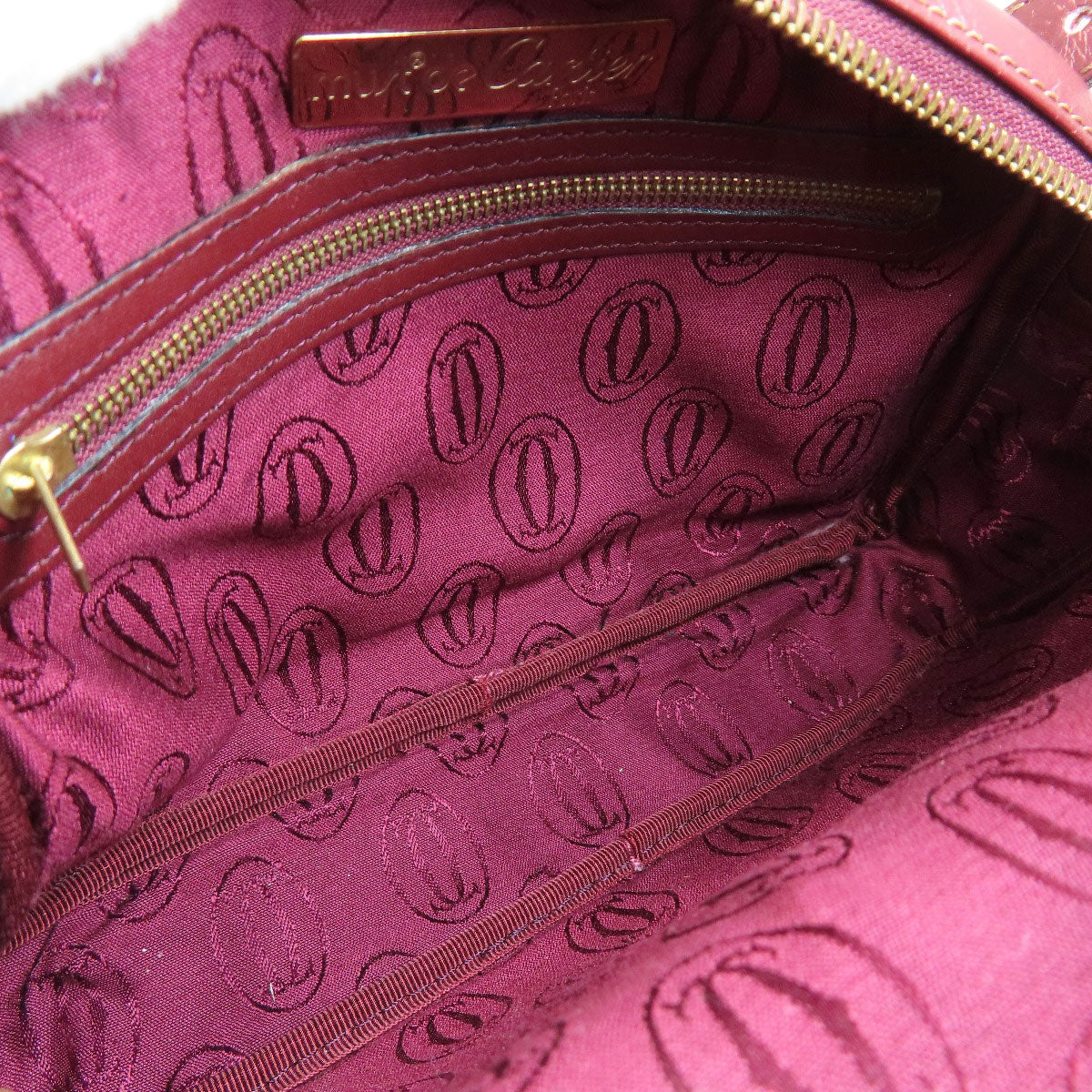CARTIER カルティエ マストライン ショルダーバッグ レザー レディース 中古