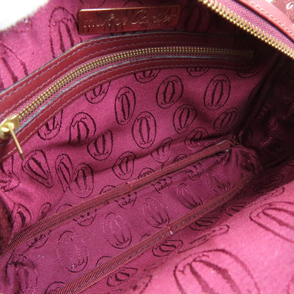 CARTIER カルティエ マストライン ショルダーバッグ レザー レディース 中古