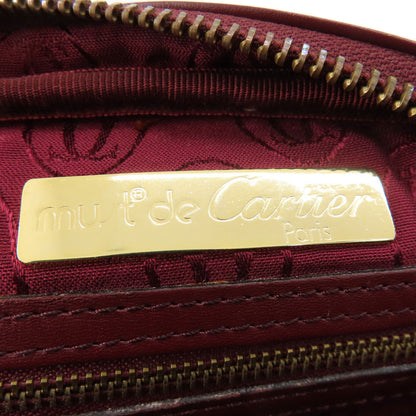 CARTIER カルティエ マストライン ショルダーバッグ レザー レディース 中古