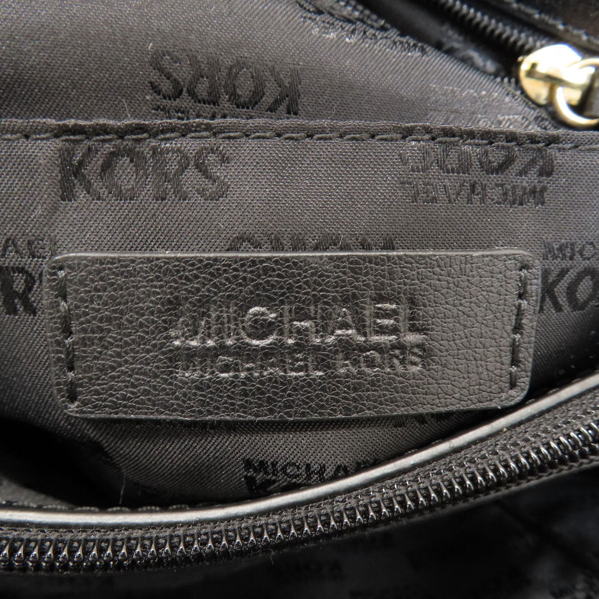 Michael Kors マイケルコース ロゴ トートバッグ レザー レディース 中古