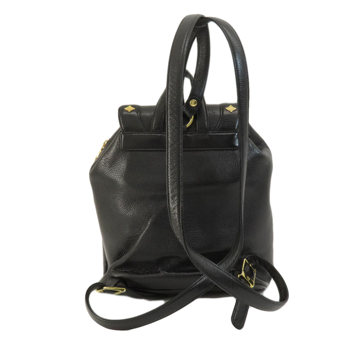 MCM エムシーエム ロゴ リュック・デイパック レザー レディース 中古