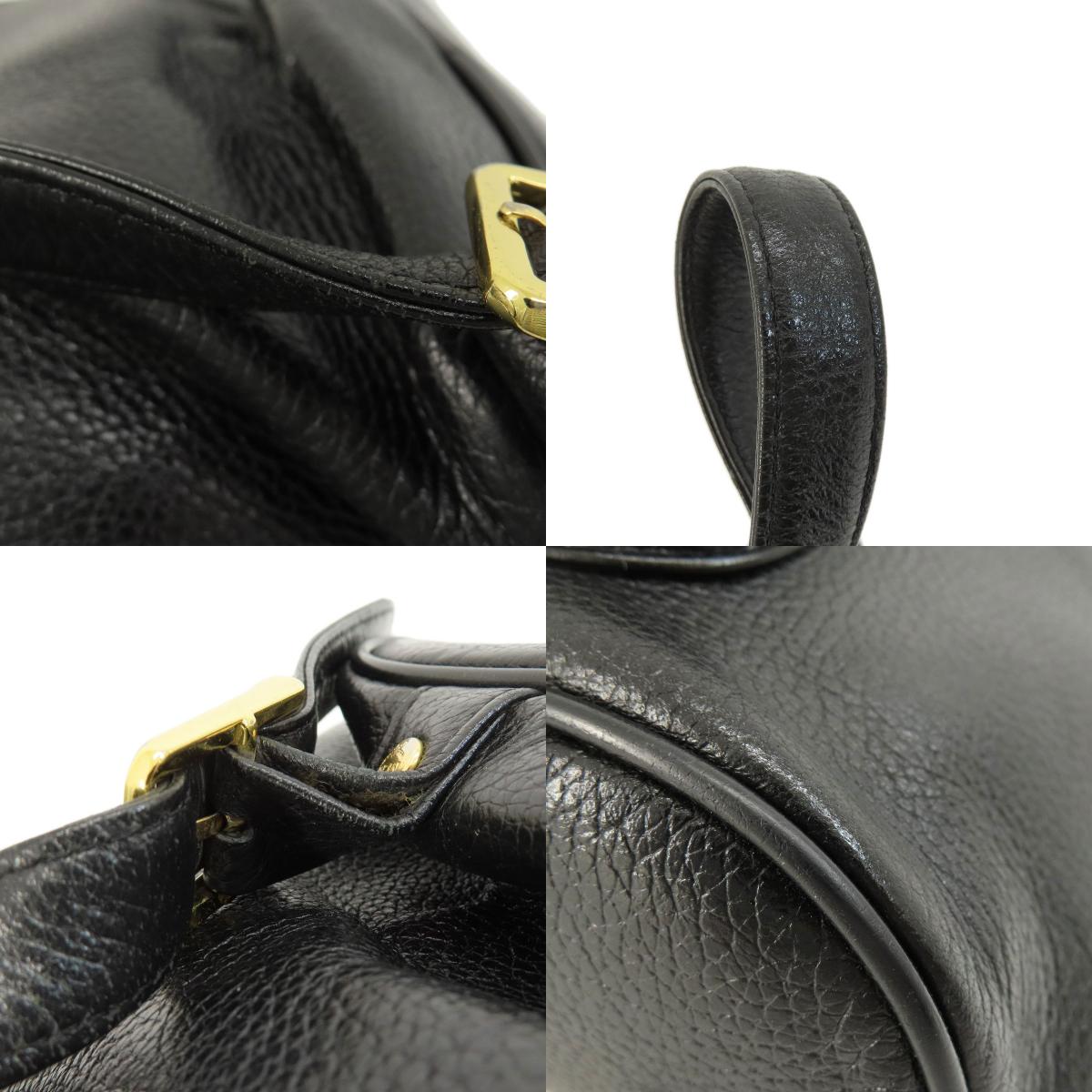 MCM エムシーエム ロゴ リュック・デイパック レザー レディース 中古