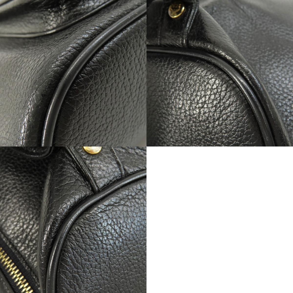 MCM エムシーエム ロゴ リュック・デイパック レザー レディース 中古