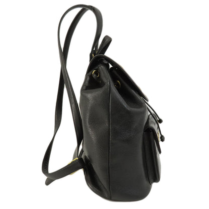 MCM エムシーエム ロゴ リュック・デイパック レザー レディース 中古