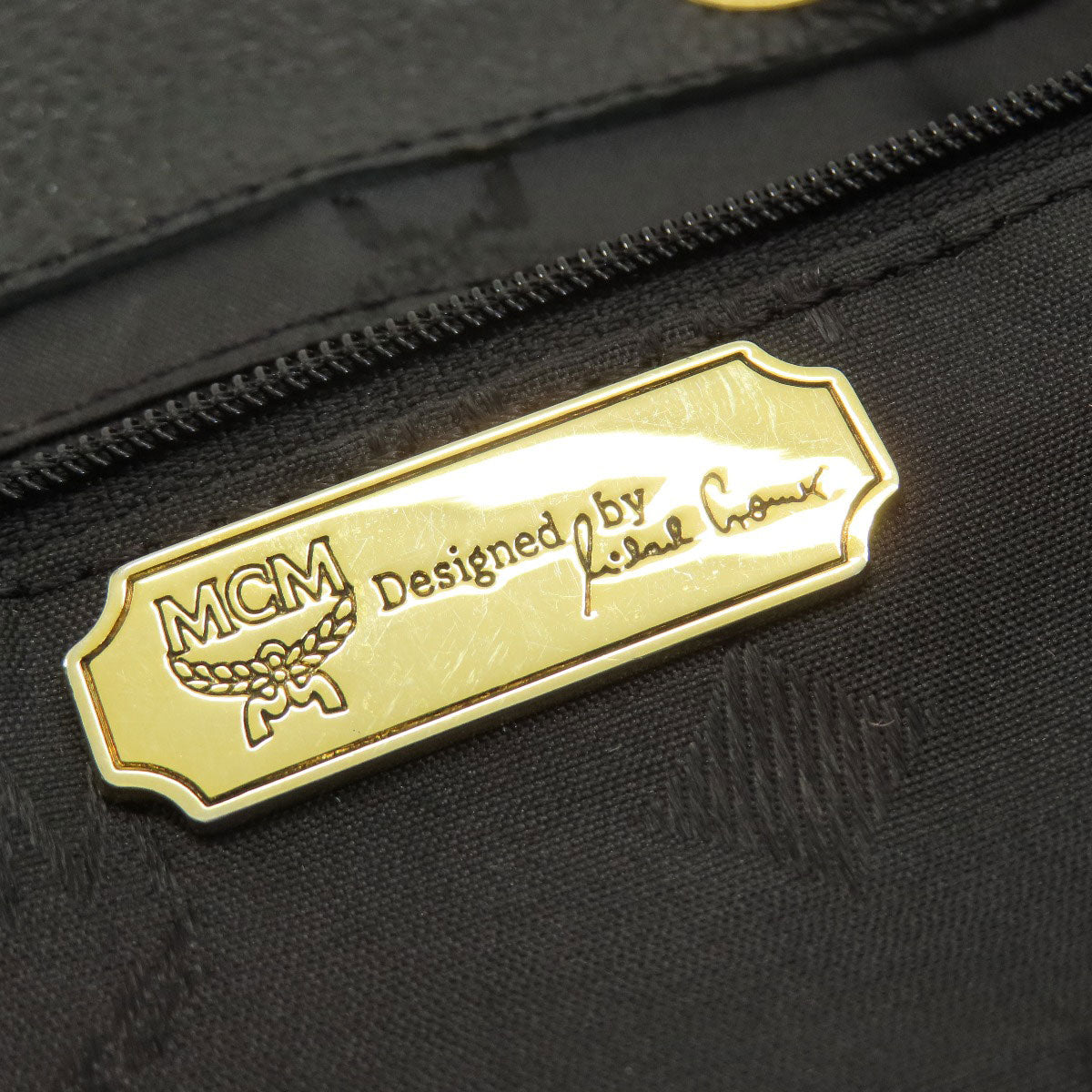 MCM エムシーエム ロゴ リュック・デイパック レザー レディース 中古