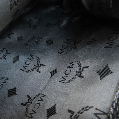 MCM エムシーエム ロゴ リュック・デイパック レザー レディース 中古