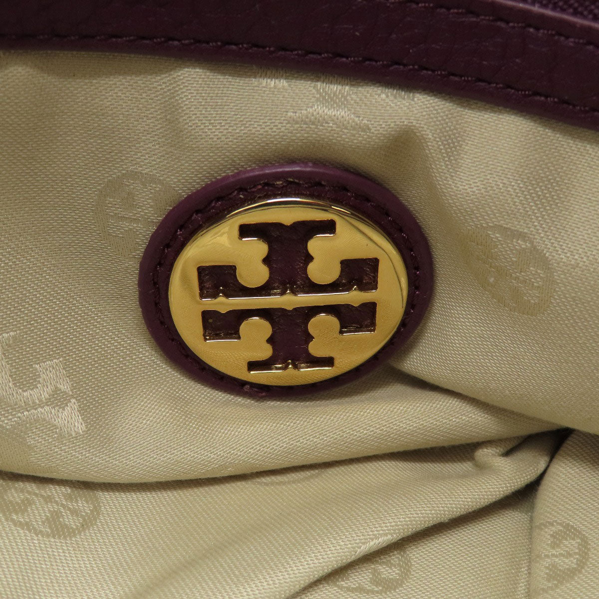 Tory Burch トリーバーチ ロゴ 2WAY トートバッグ レザー レディース 中古