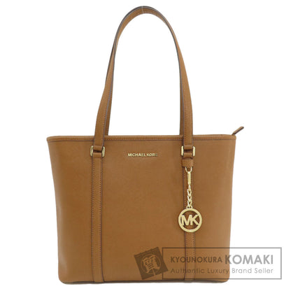 Michael Kors マイケルコース ロゴ金具 トートバッグ レザー レディース 中古