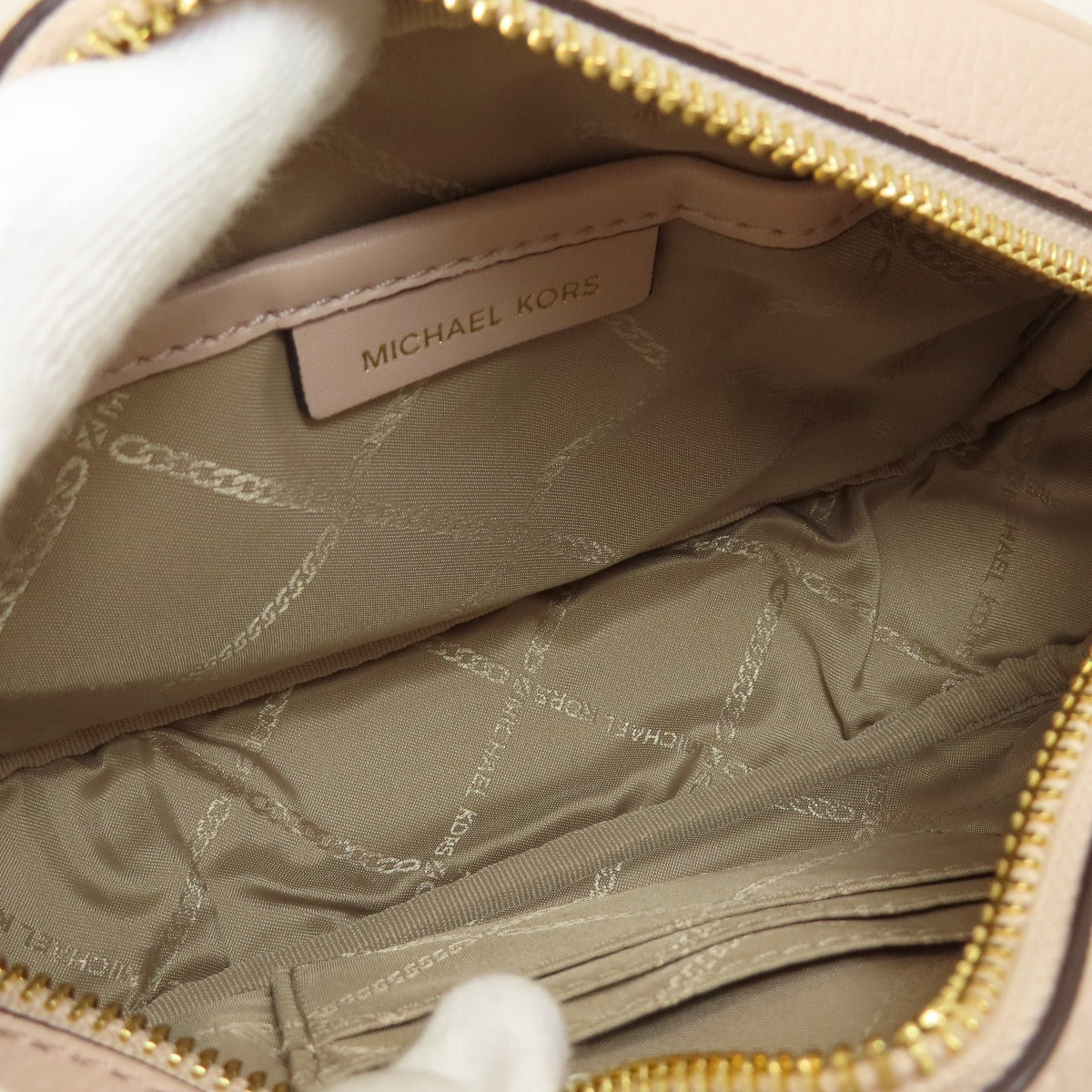 Michael Kors マイケルコース ロゴ ショルダーバッグ レザー レディース 中古