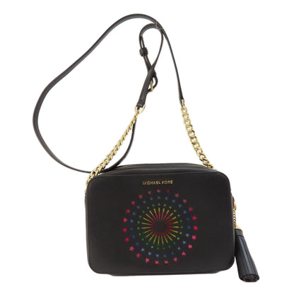 Michael Kors マイケルコース ギニー 花火モチーフ ショルダーバッグ PVC レディース 中古